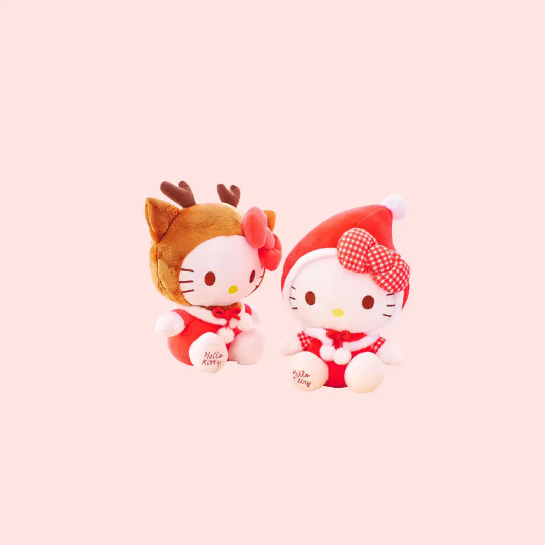 kitty christmas plush toy