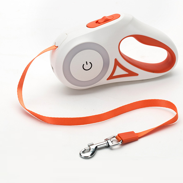 led lights dog leash
