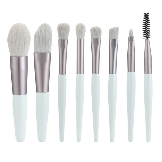 8pcs makeup brushes set