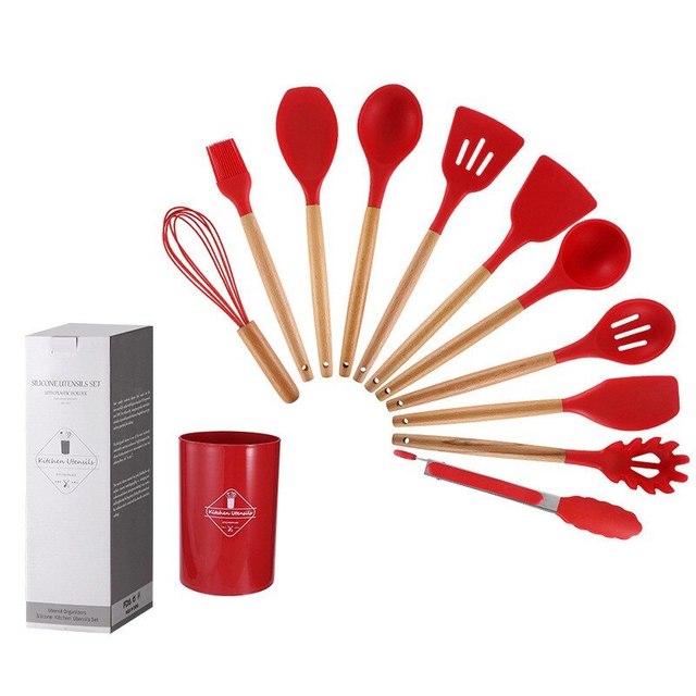 non stick pot spatula and spoon