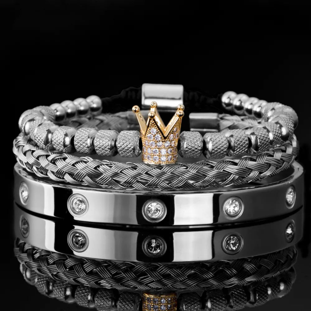 diamond roman bracelets
