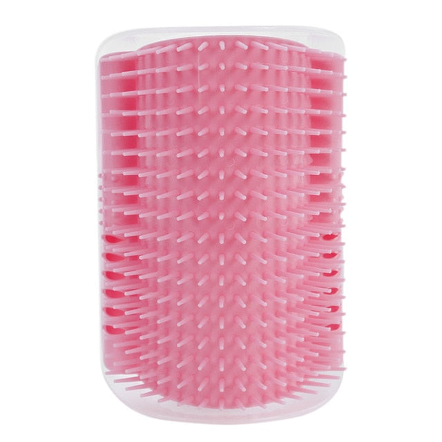 cat self groomer corner brush