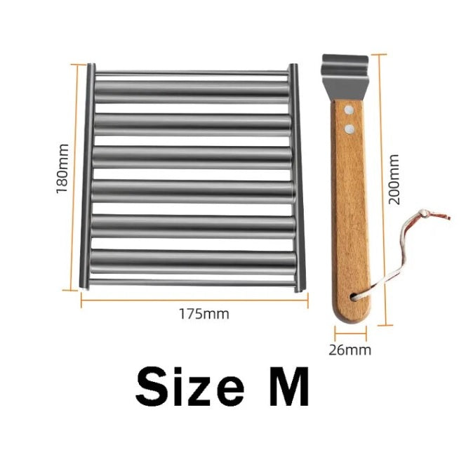 stainless steel hot dog roller