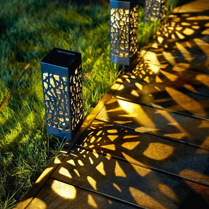 solar powered waterproof vintage garden light