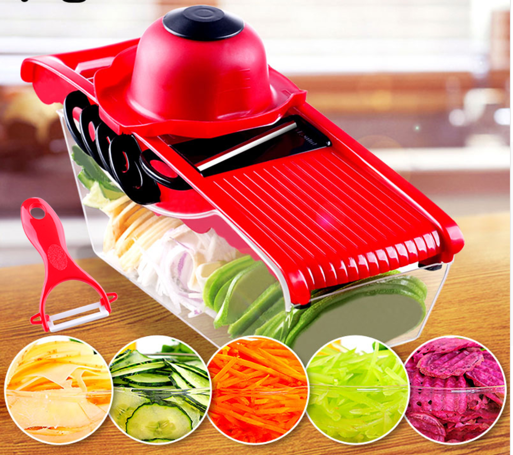 multifunction 6 blades kitchen slicer