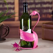 flamingo wine holder
