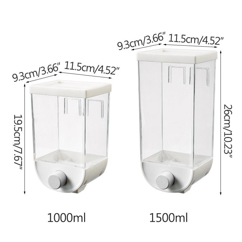 wall-mounted kitchen multi-grain sealed jars