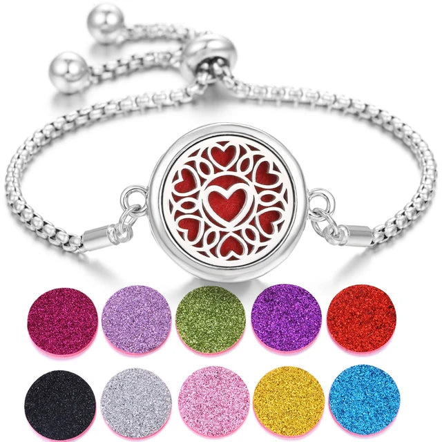 stainless steel perfume bracelet