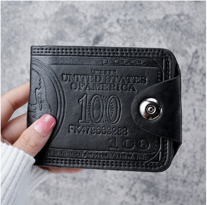 pu leather dollar wallet