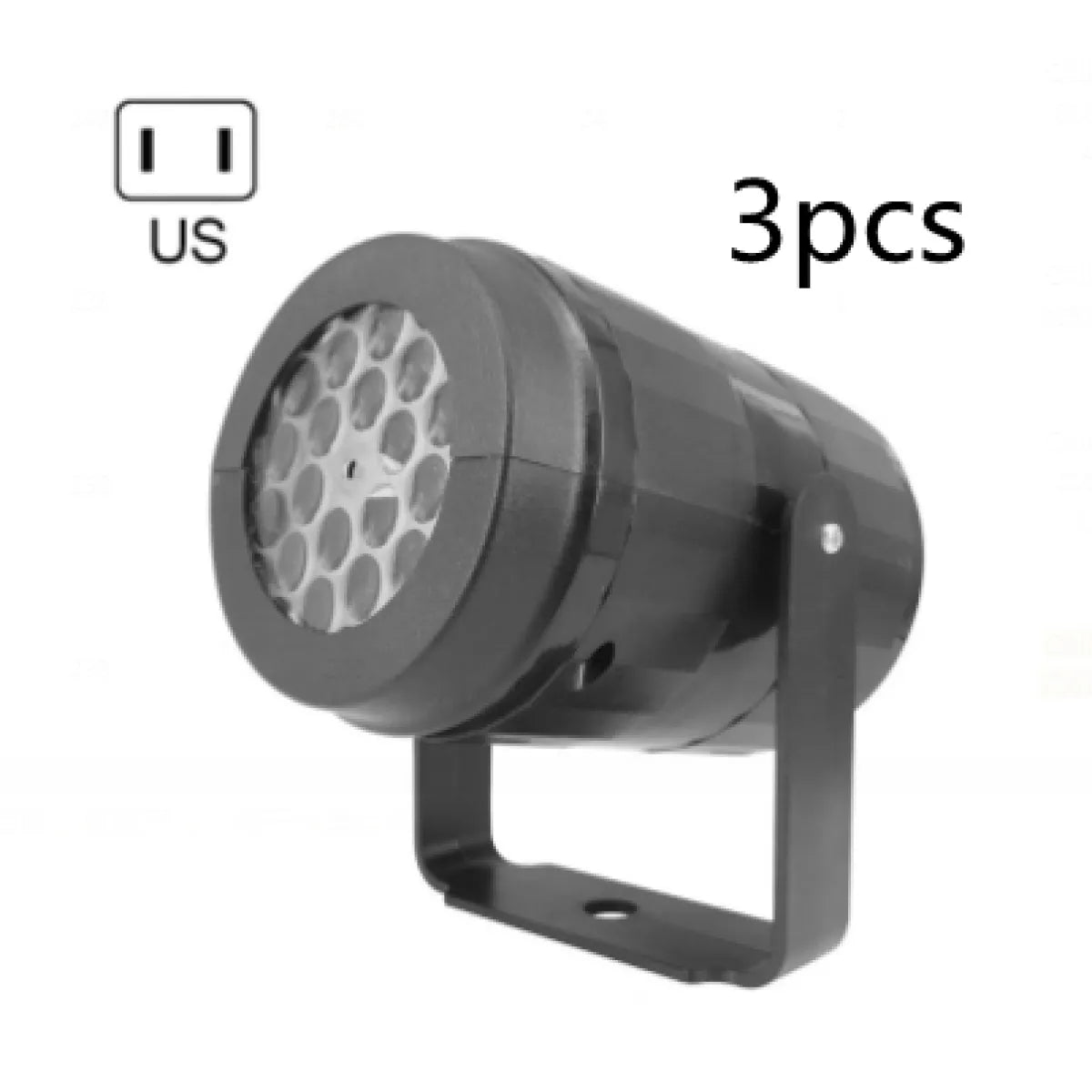 snowflake led projector light