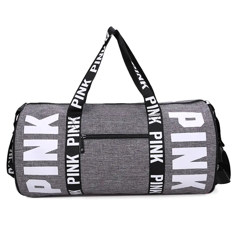 pink handbag