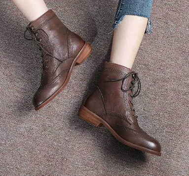 First Layer Cowhide High-top Men's Leather Boots