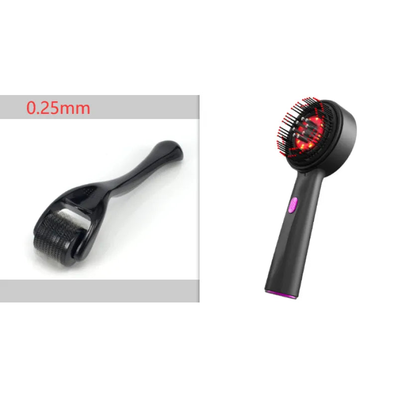 electric scalp massage comb – red light & hair care