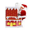 Santa Claus Climbing The Chimney