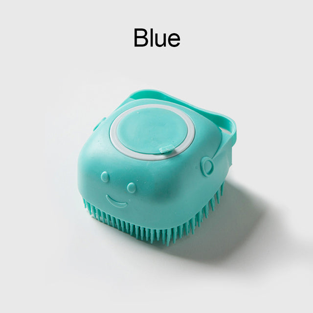 soft silicone dog brush