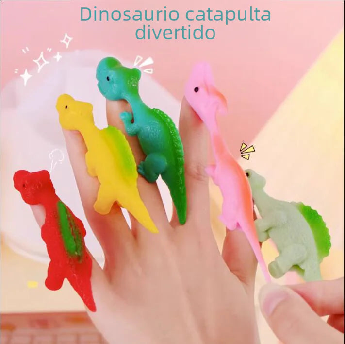 creative dinosaur catapult toy