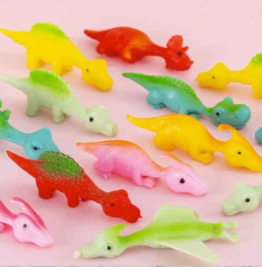 creative dinosaur catapult toy