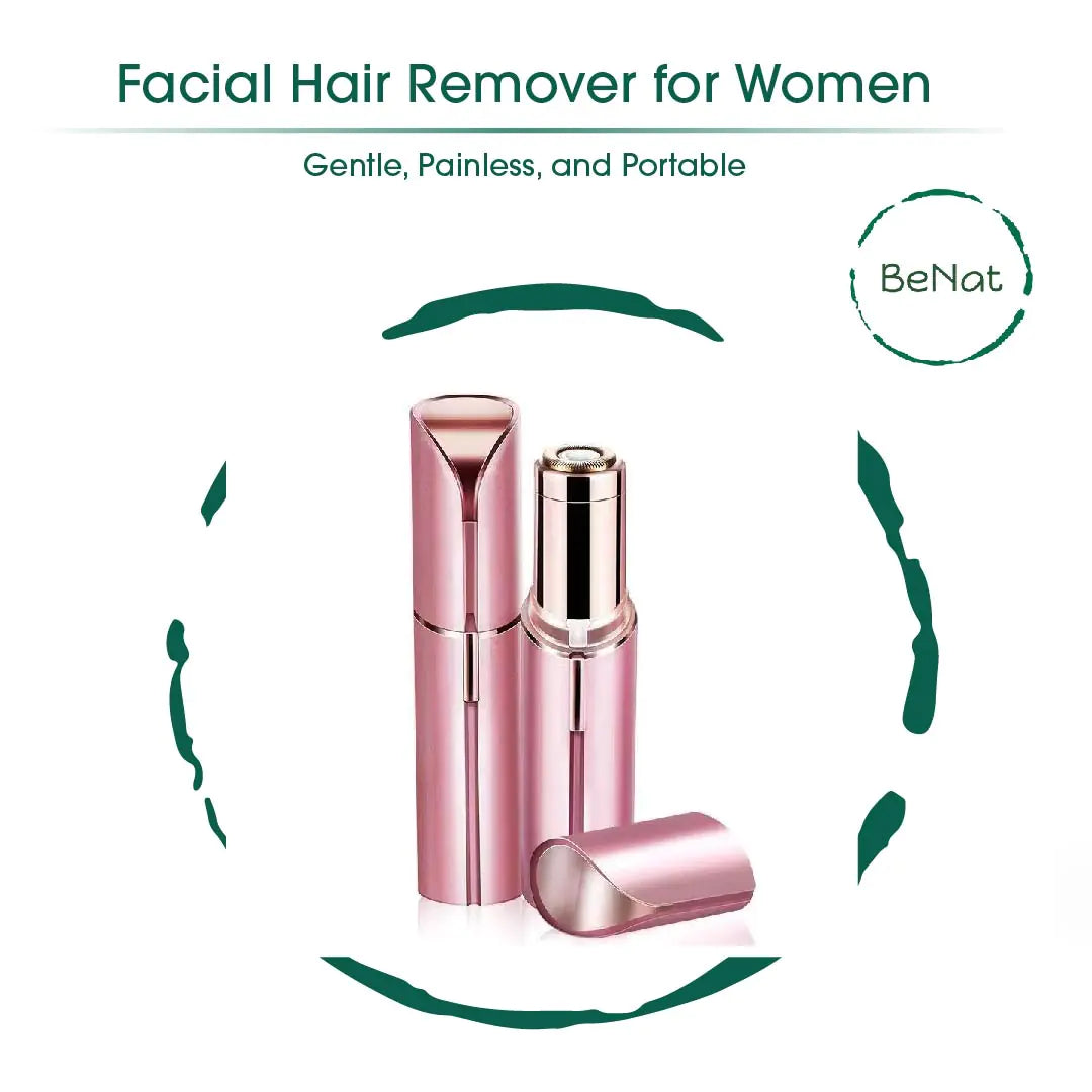 rechargeable facial + eyebrow hair removers set -2 pack