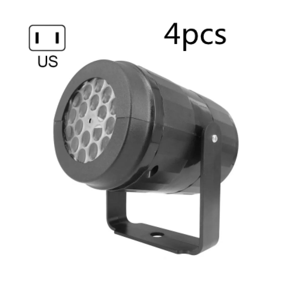 snowflake led projector light