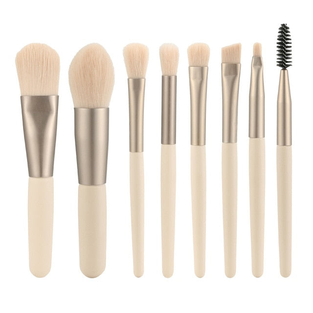 8pcs makeup brushes set