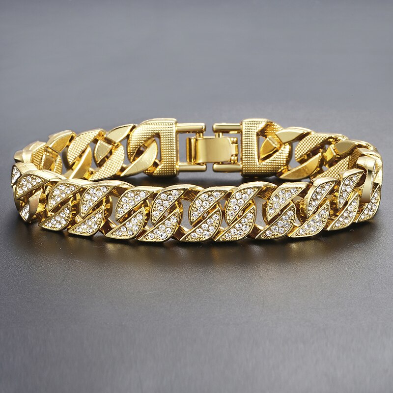 miami gold curb cuban bracelet