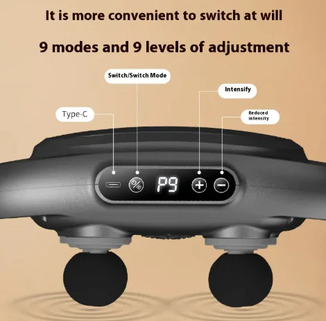6-head massage gun full body deep
