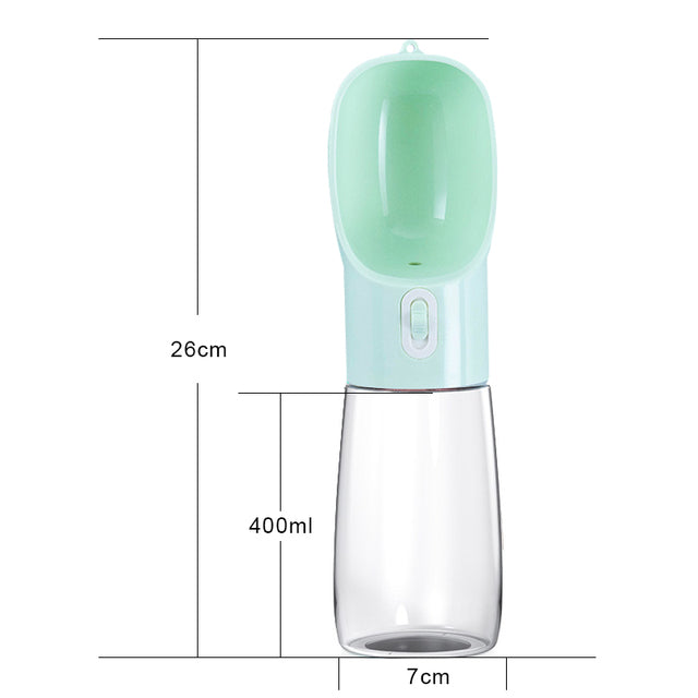 pet dog water bottle feeder