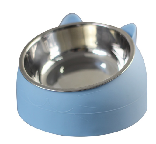 double stainless steel pet bowl