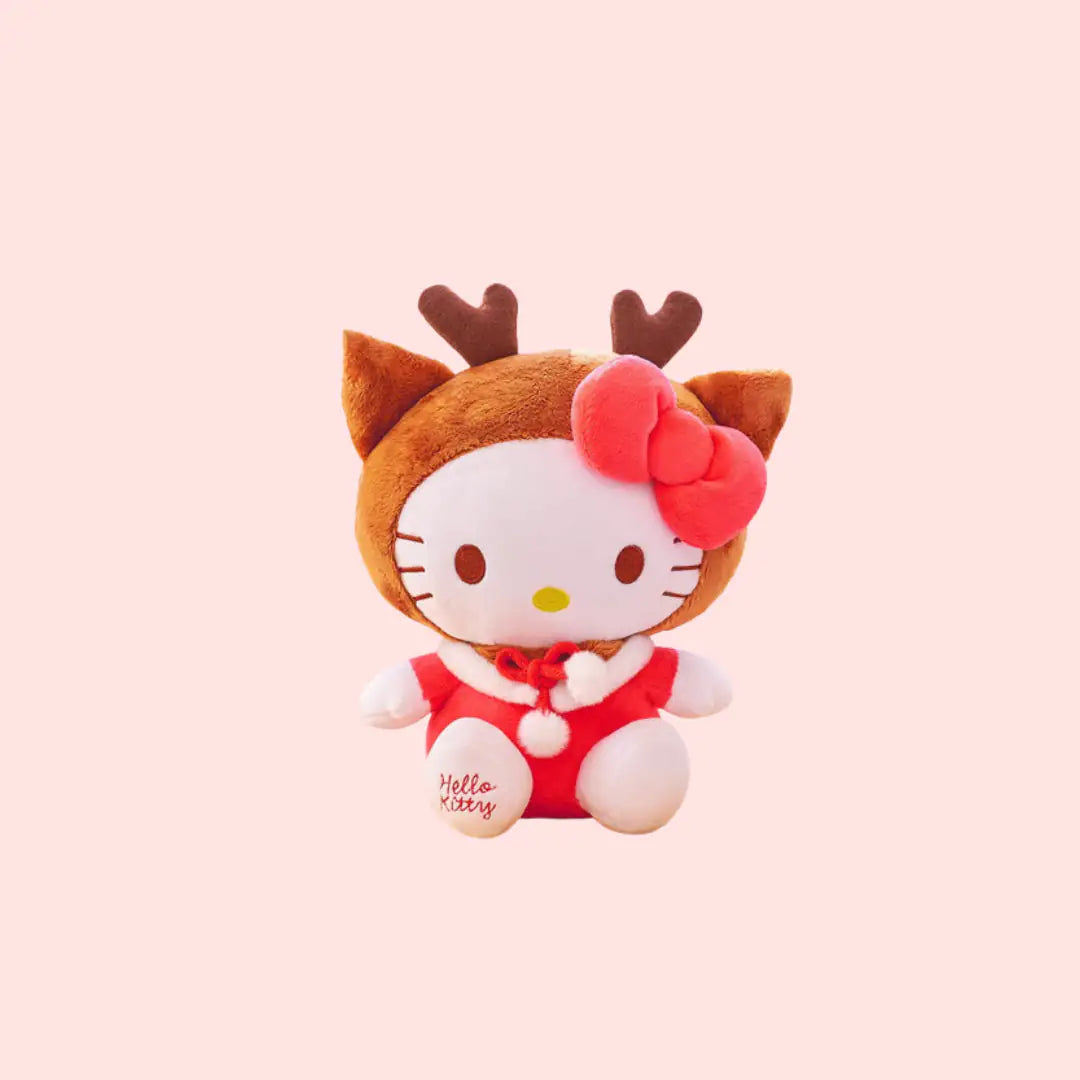 kitty christmas plush toy