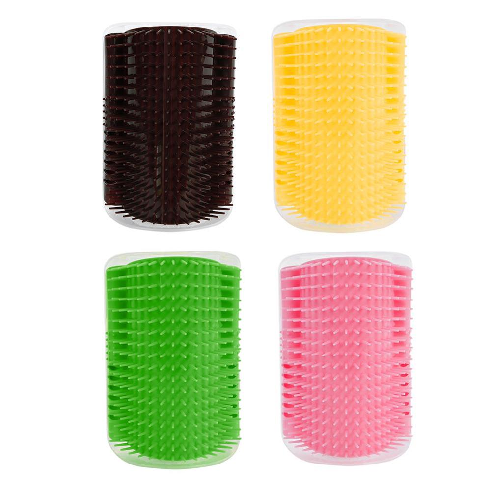 cat self groomer corner brush