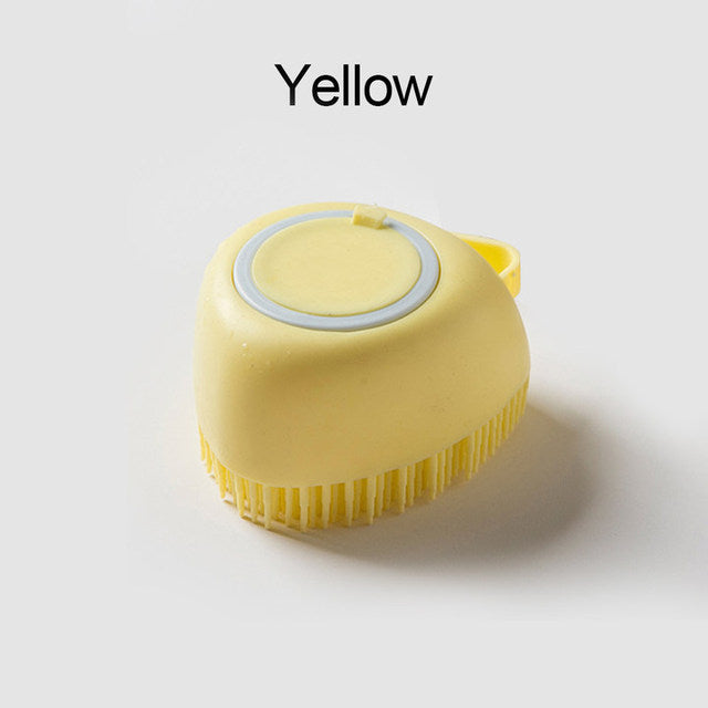 soft silicone dog brush
