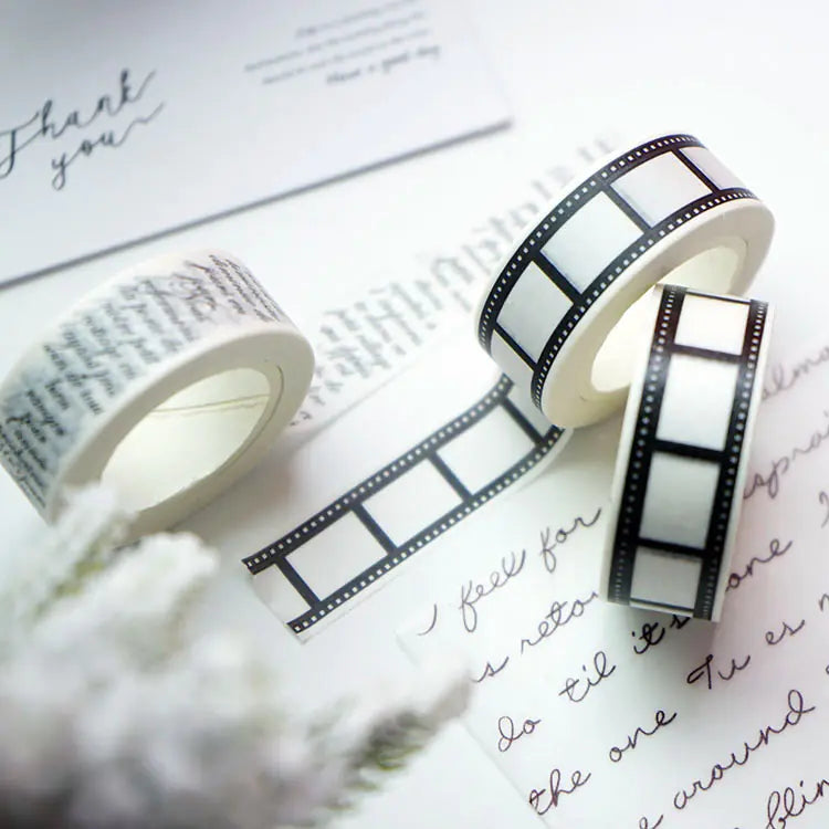 minimalist letter washi tape