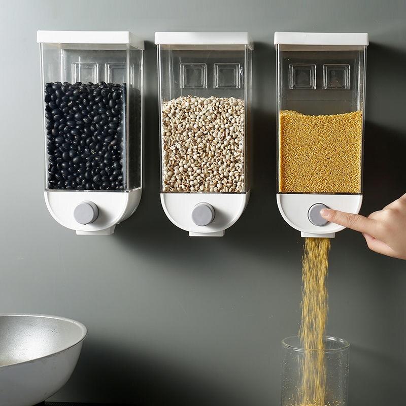 wall-mounted kitchen multi-grain sealed jars
