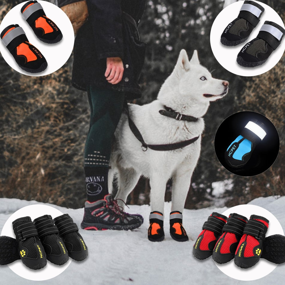 waterproof reflective dog boots