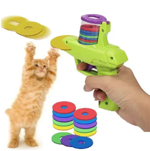 interactive cat toy launcher