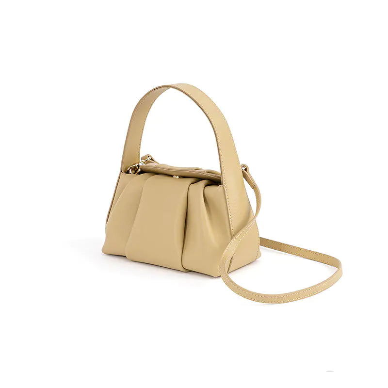 women's pleated cloud handbag