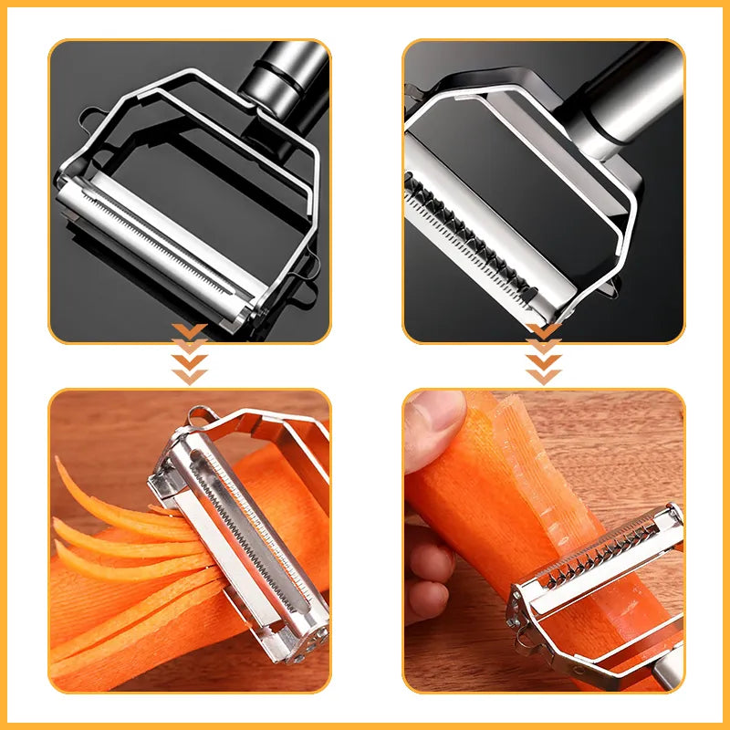 stainless steel kitchen vegetable peeler