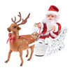Deer Sleigh Santa Claus