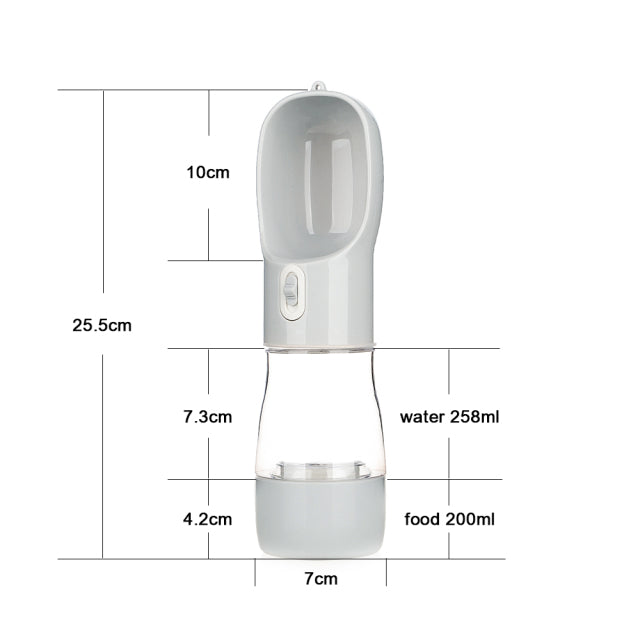 pet dog water bottle feeder