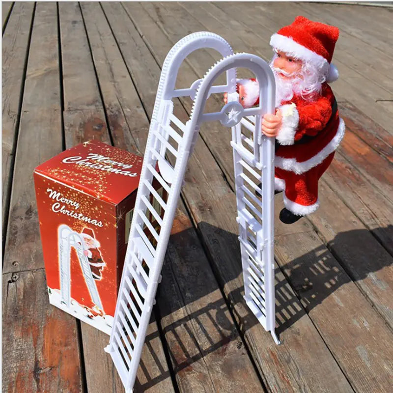 santa claus climbing toy