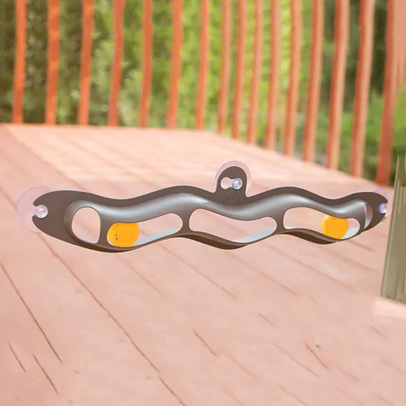 suction cup window track ball cat toy