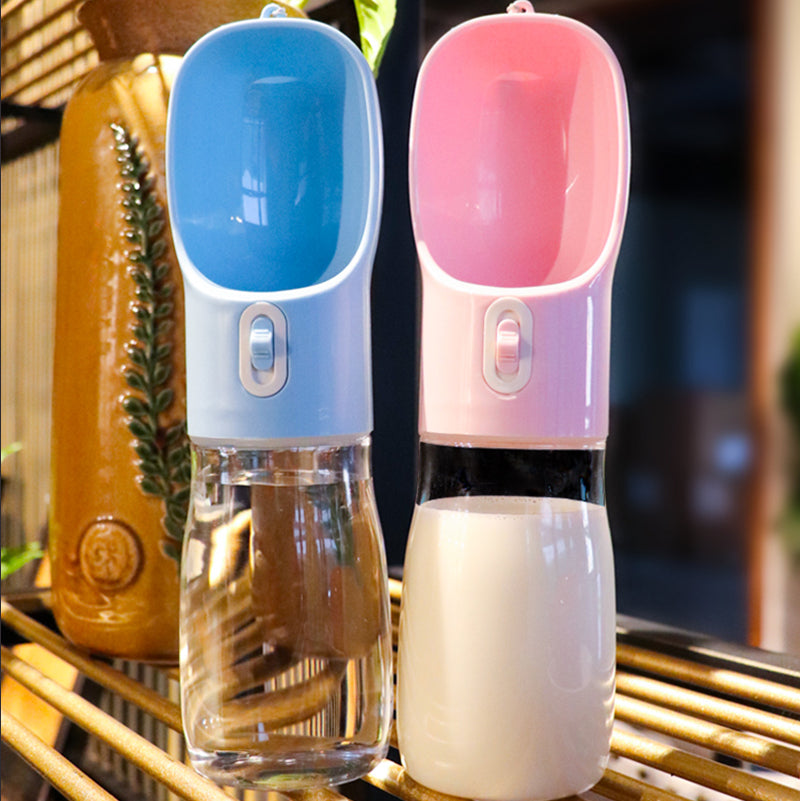 pet dog water bottle feeder