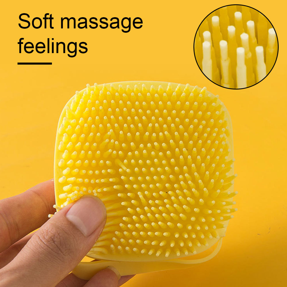 soft silicone dog brush
