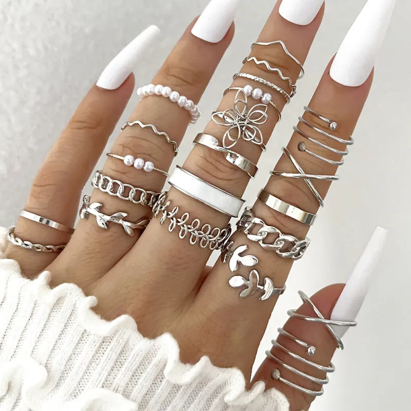 oil dripping knuckle ring set
