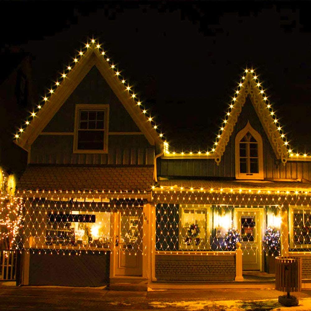 net mesh solar fairy lights