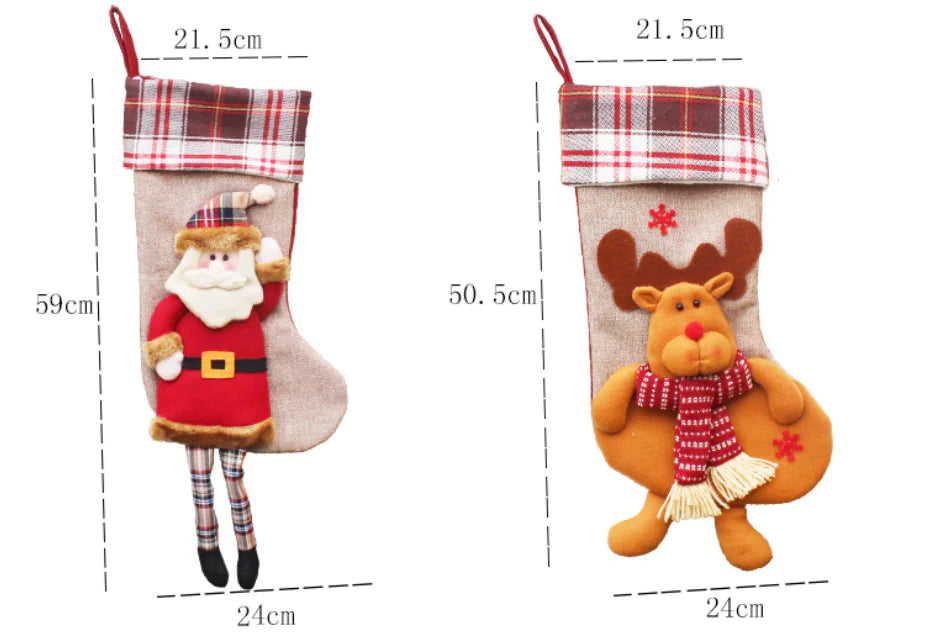 christmas stocking gift bag