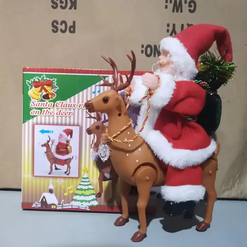 santa claus climbing toy