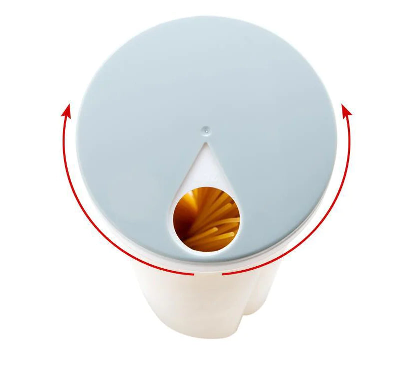 plastic pasta storage box