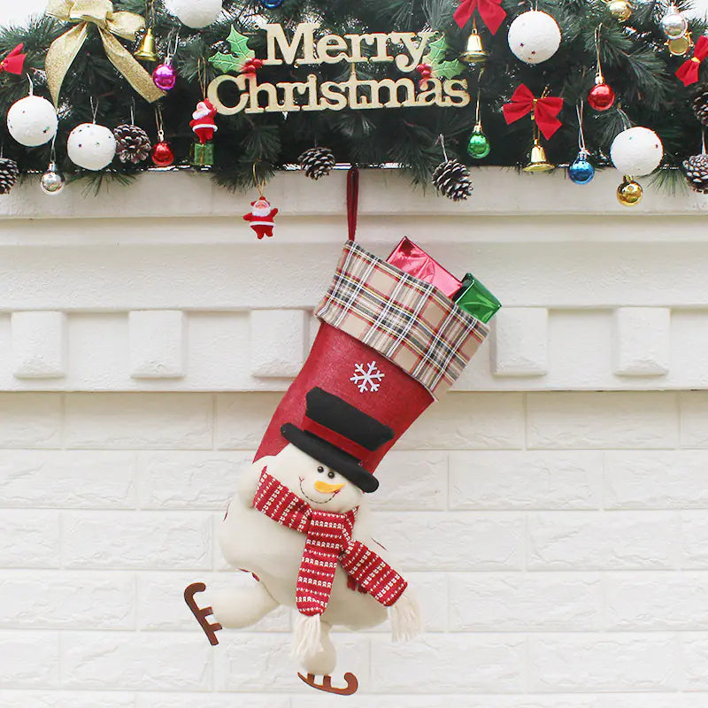 christmas stocking gift bag
