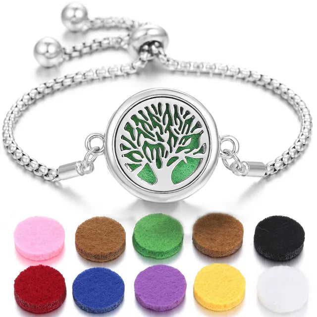stainless steel perfume bracelet